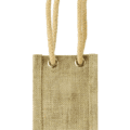 Single Bottle Jute Bag With Rope Handle